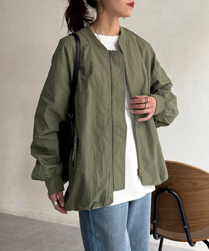 蓬鬆廓形 MA-1 飛行夾克