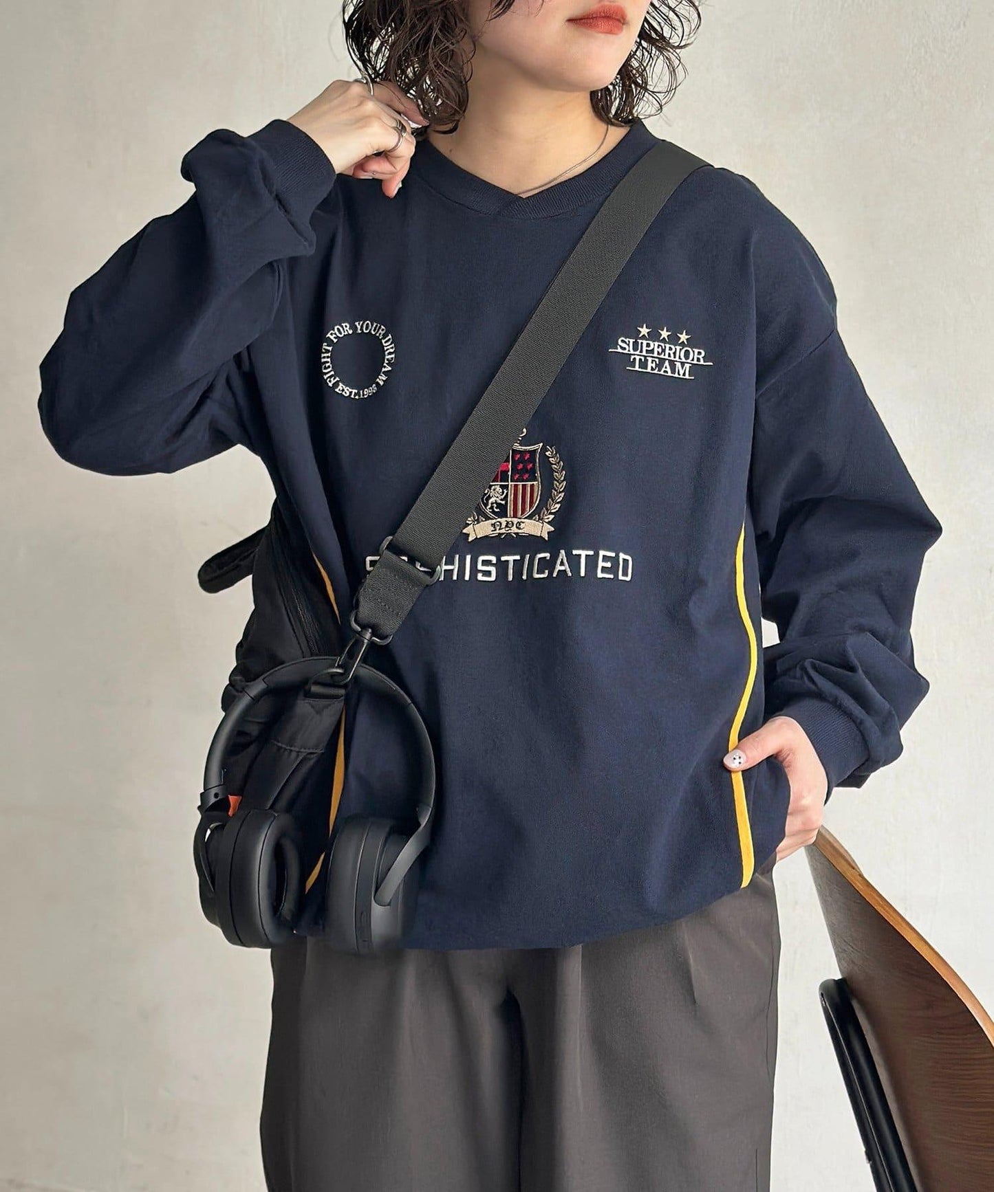 厚磅 遊戲圖案 長袖T恤