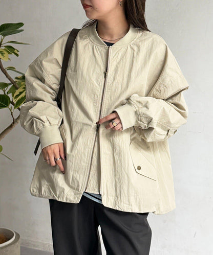 蓬鬆廓形 MA-1 飛行夾克