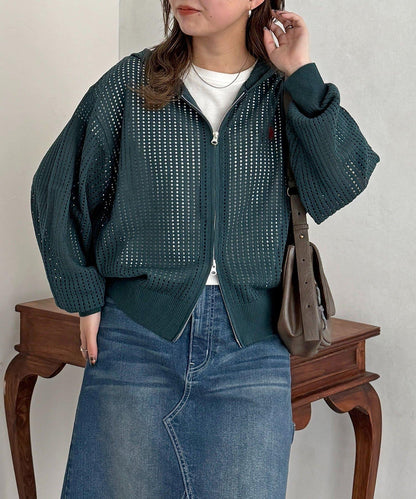 U.S. POLO ASSN. 網眼拉鍊連帽外套