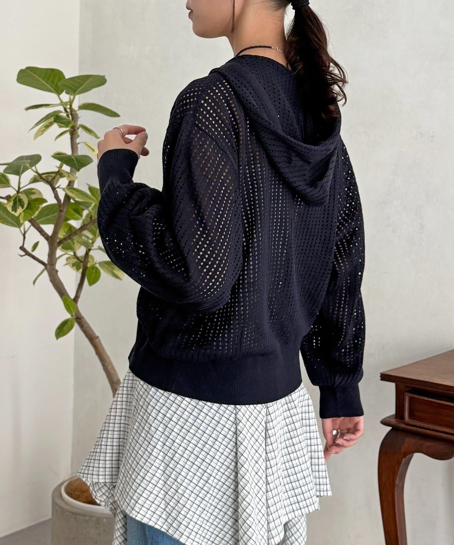 U.S. POLO ASSN. 網眼拉鍊連帽外套