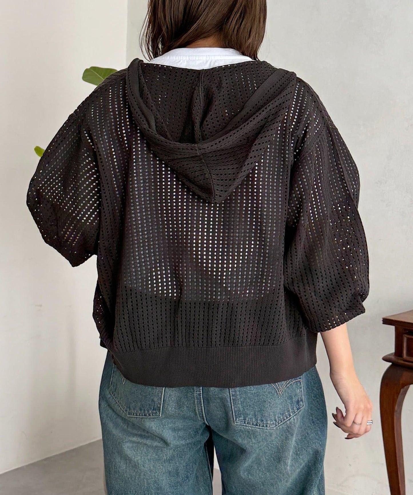 U.S. POLO ASSN. 網眼拉鍊連帽外套