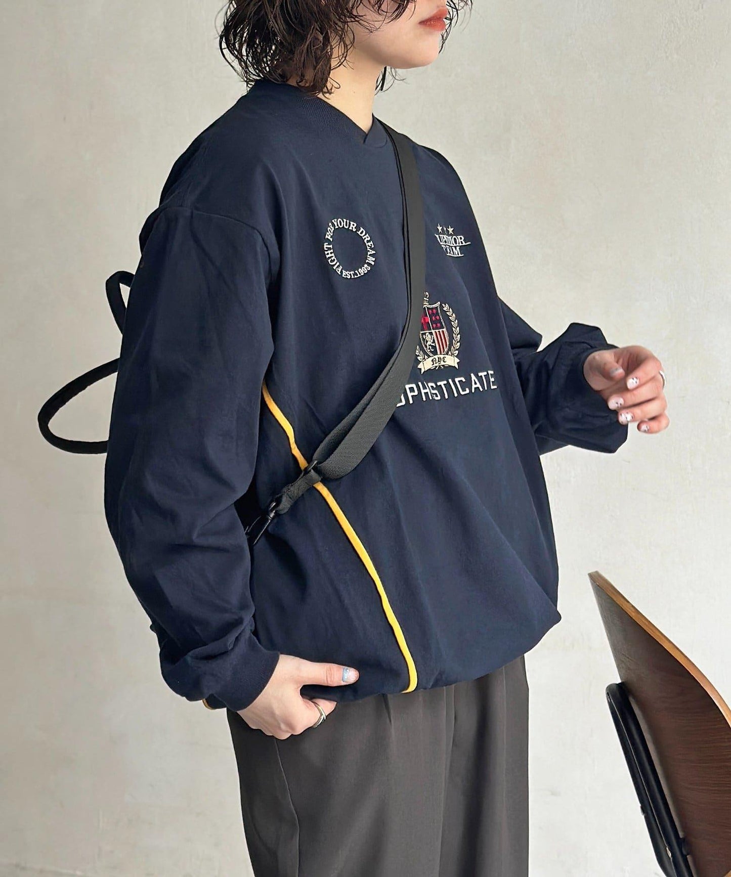 厚磅 遊戲圖案 長袖T恤