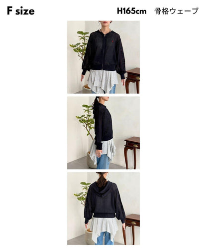 U.S. POLO ASSN. 網眼拉鍊連帽外套