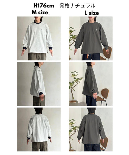 U.S. POLO ASSN. 抽繩泡泡廓形長袖T恤