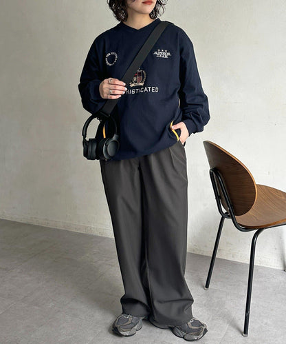 厚磅 遊戲圖案 長袖T恤