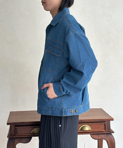 網眼牛仔短款夾克