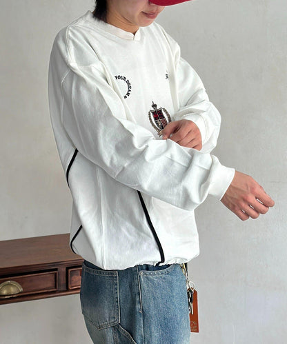 厚磅 遊戲圖案 長袖T恤