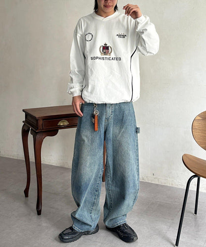 厚磅 遊戲圖案 長袖T恤