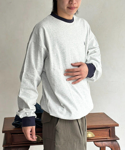 U.S. POLO ASSN. 抽繩泡泡廓形長袖T恤