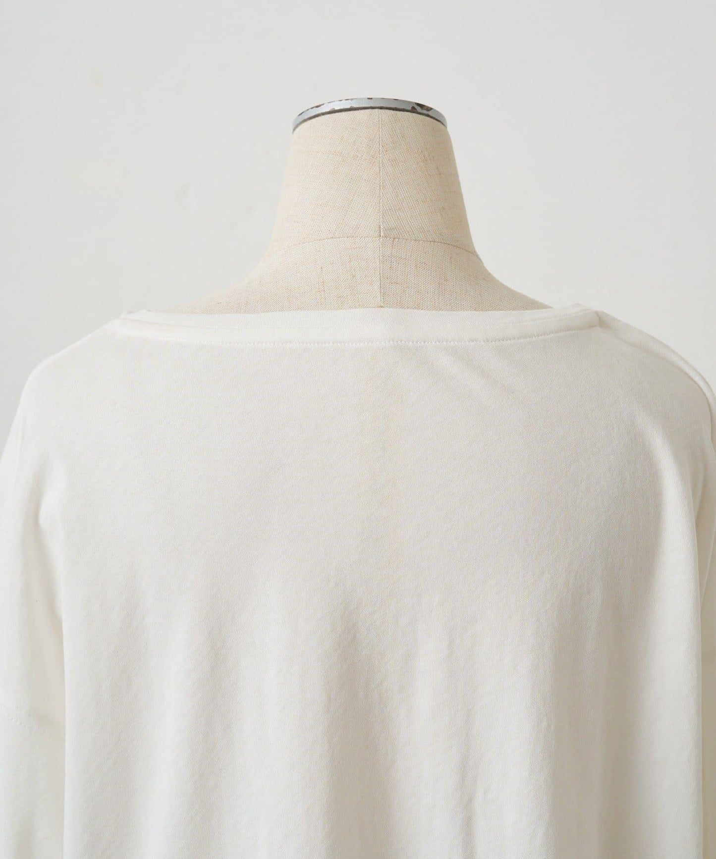 梭織喇叭袖口針織上衣