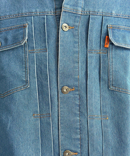 網眼牛仔短款夾克