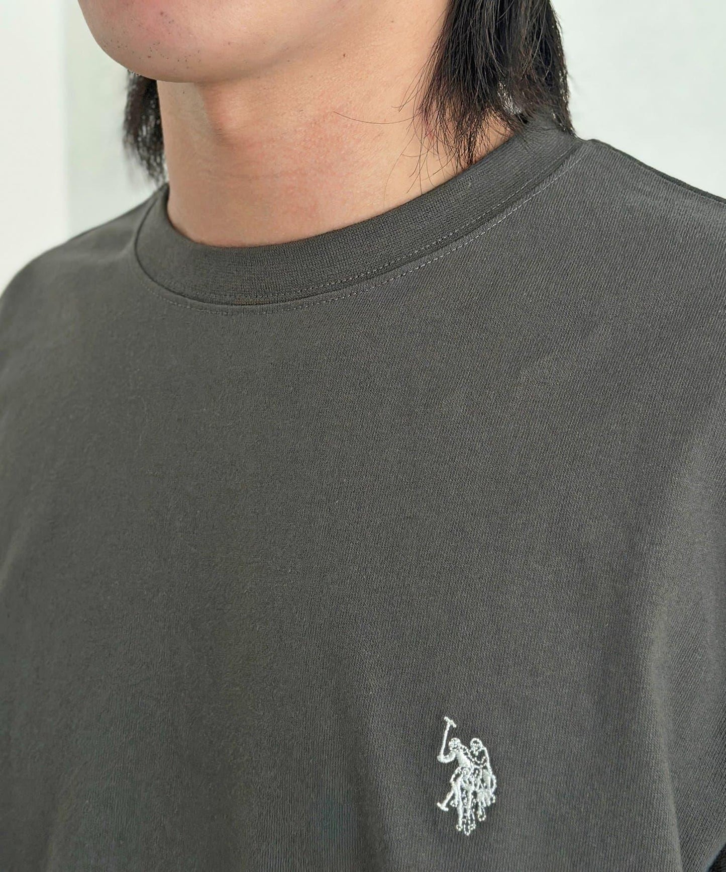 U.S. POLO ASSN. 抽繩泡泡廓形長袖T恤