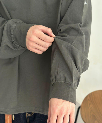 U.S. POLO ASSN. 抽繩泡泡廓形長袖T恤