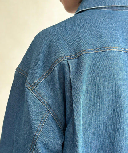 網眼牛仔短款夾克