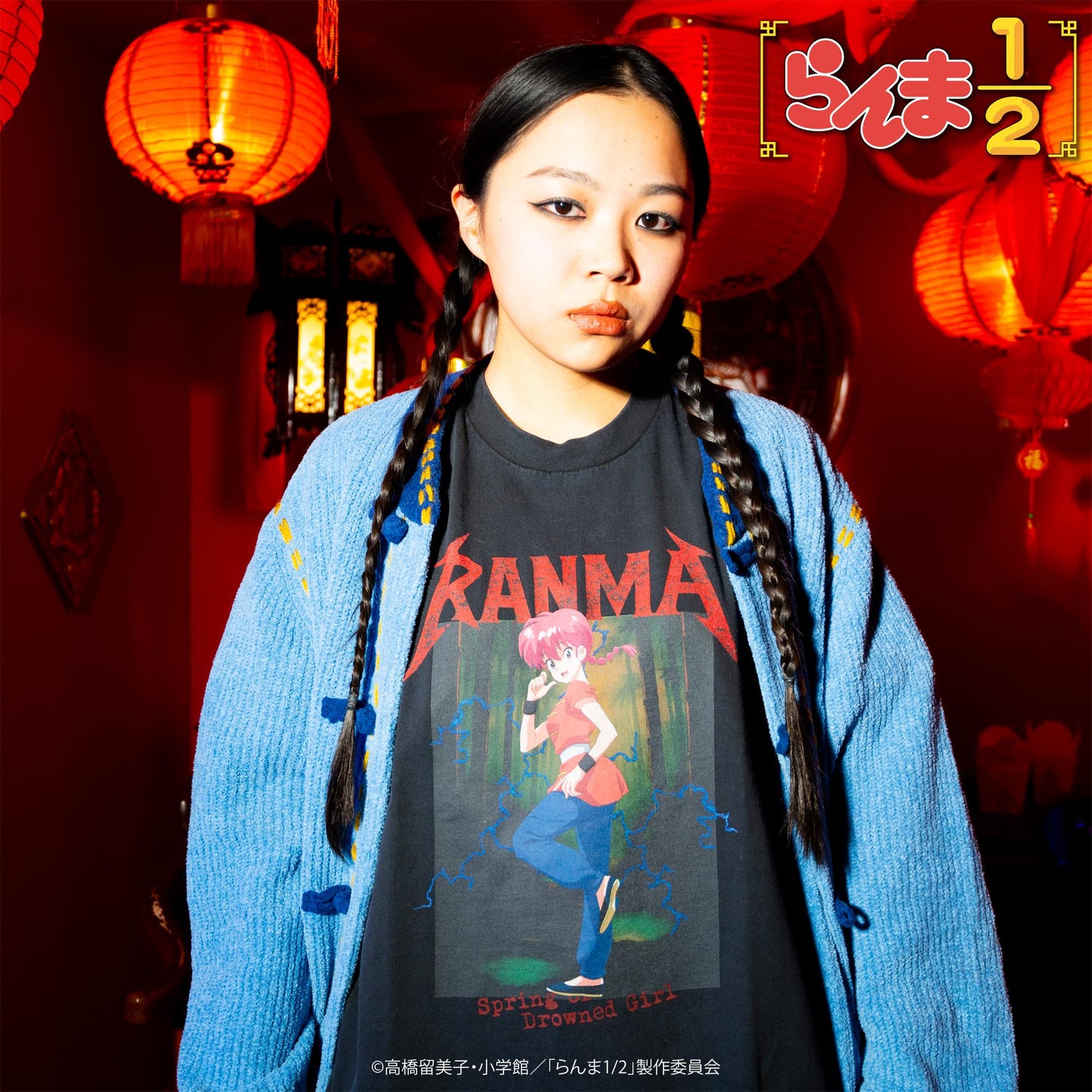 亂馬1/2（亂馬1/2） TOKYO MADNESS CLUB らんま 金屬風T恤 L碼