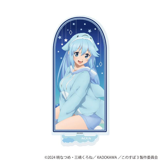 為美好的世界獻上祝福！（為美好的世界獻上祝福！） アクア 亞克力立牌 3_BIGアクリルスタンド01 動物睡衣ver.