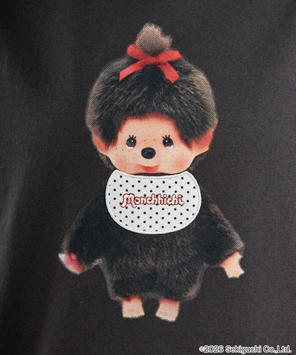 モンチッチ（蒙奇奇） 異材質拼接T恤