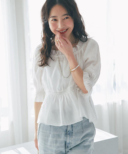 抽褶褶皺設計 女襯衫