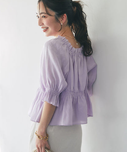 抽褶褶皺設計 女襯衫