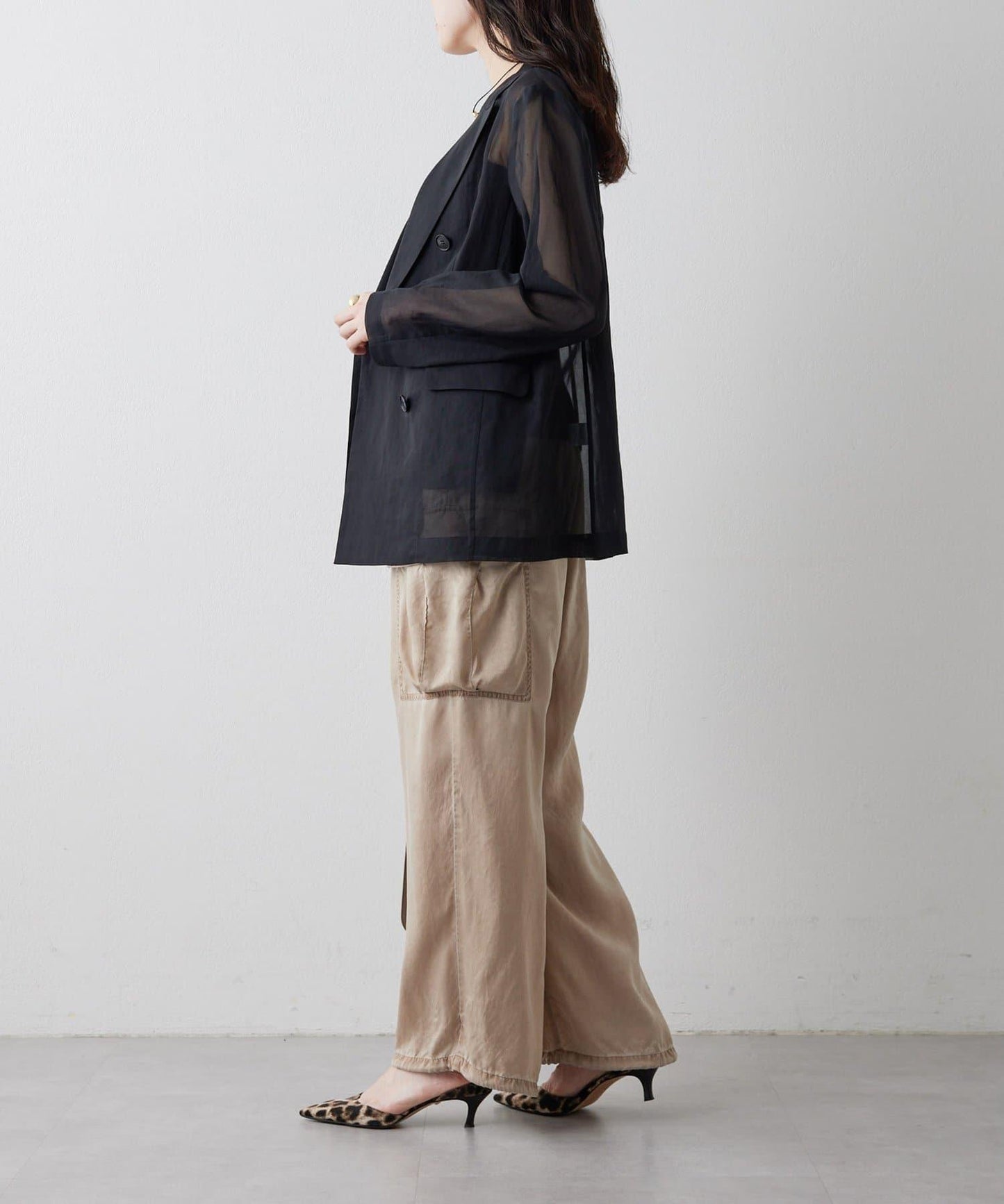 水洗做舊 銅氨面料 工裝褲