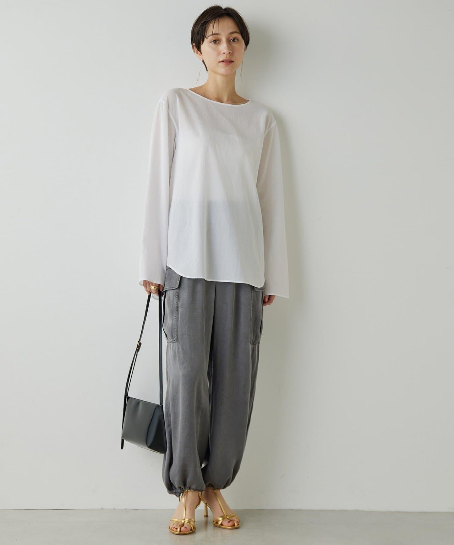 水洗做舊 銅氨面料 工裝褲