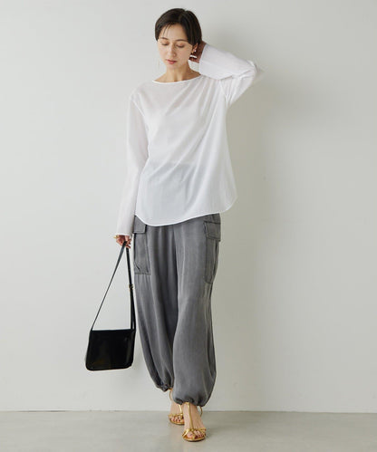 水洗做舊 銅氨面料 工裝褲