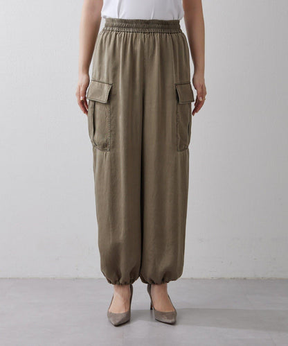 水洗做舊 銅氨面料 工裝褲