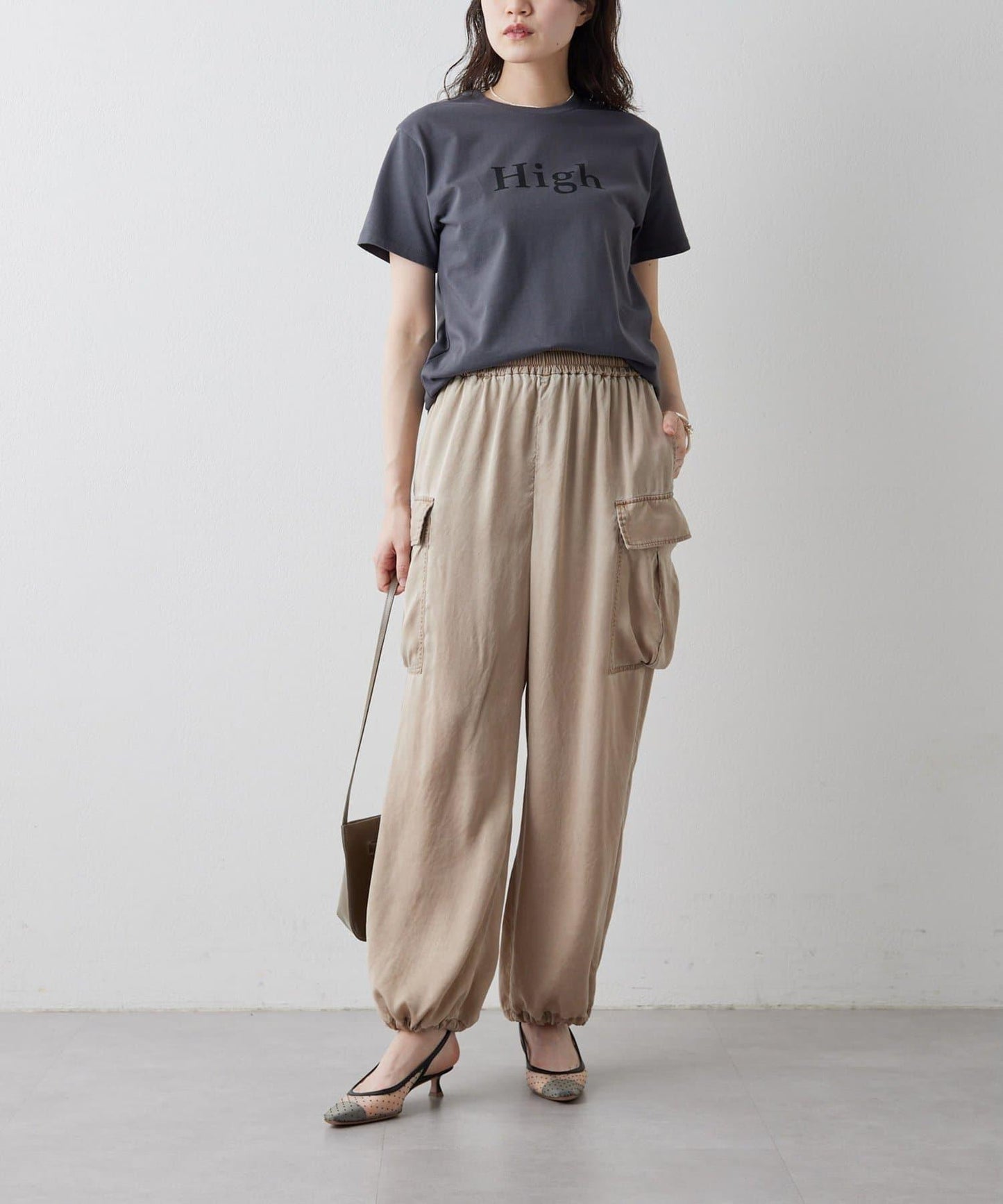 水洗做舊 銅氨面料 工裝褲