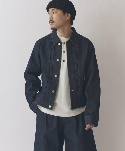 13.5oz硬質牛仔夾克