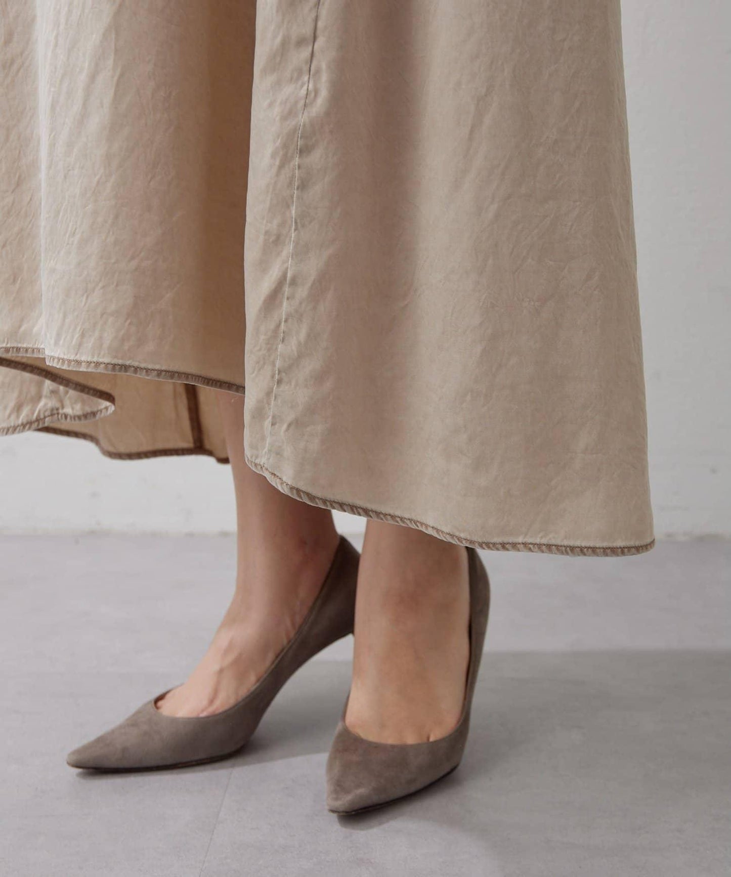 Drawing Numbers 水洗做舊銅氨面料襯衫連衣裙