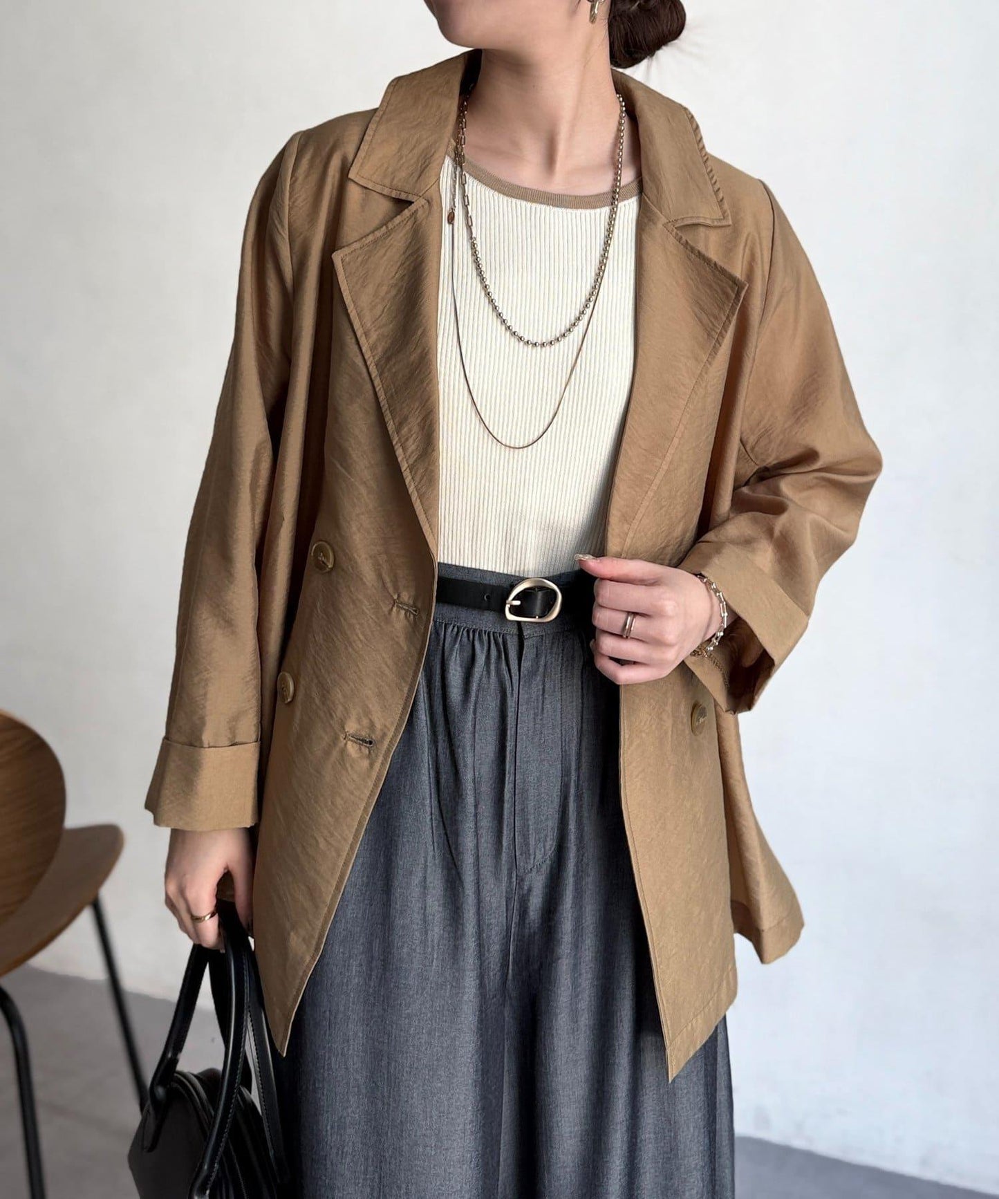 透紗西裝版型西裝外套