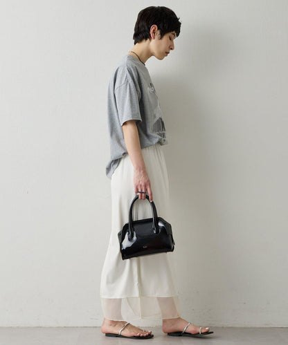 THE PAUSE 薄紗下襬包臀半身裙