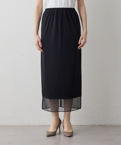 THE PAUSE 薄紗下襬包臀半身裙