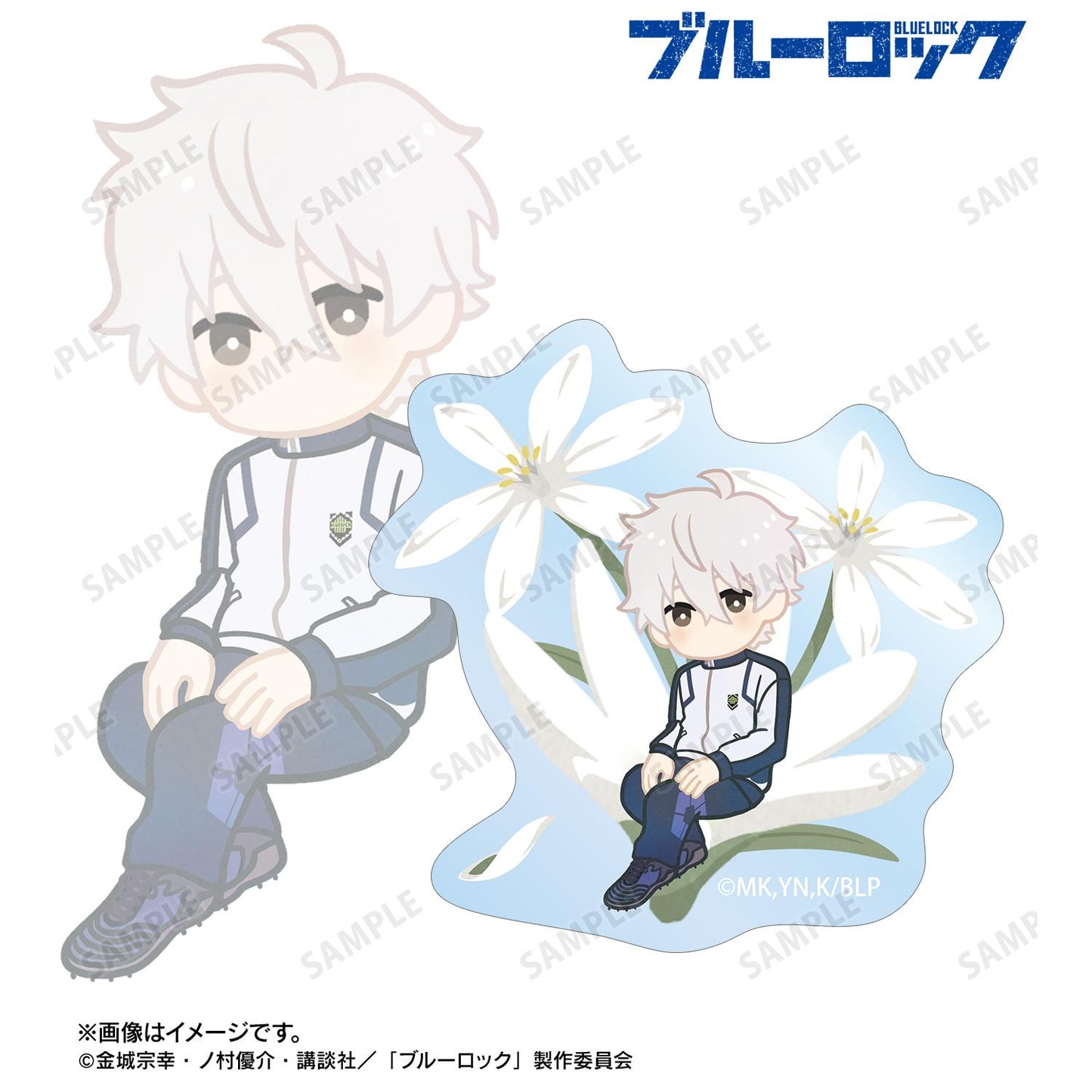 《藍色監獄》 Botania系列 第二彈 凪誠士郎 透明異形貼紙