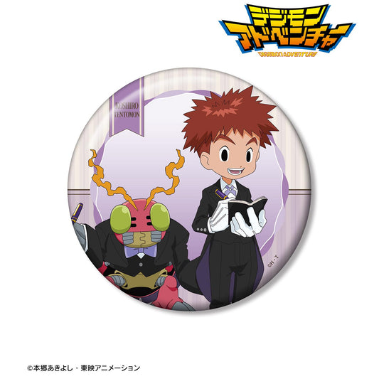 數碼寶貝大冒険（數碼寶貝大冒險） 新繪系列 泉光子郎 & テントモン 100mm徽章 メイド&執事ver.