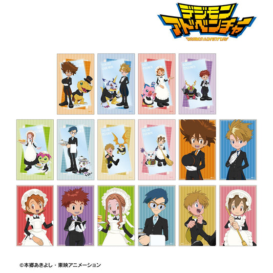 《數碼寶貝大冒險》 新繪女僕&執事ver. 透明收藏卡 完整BOX 16包入