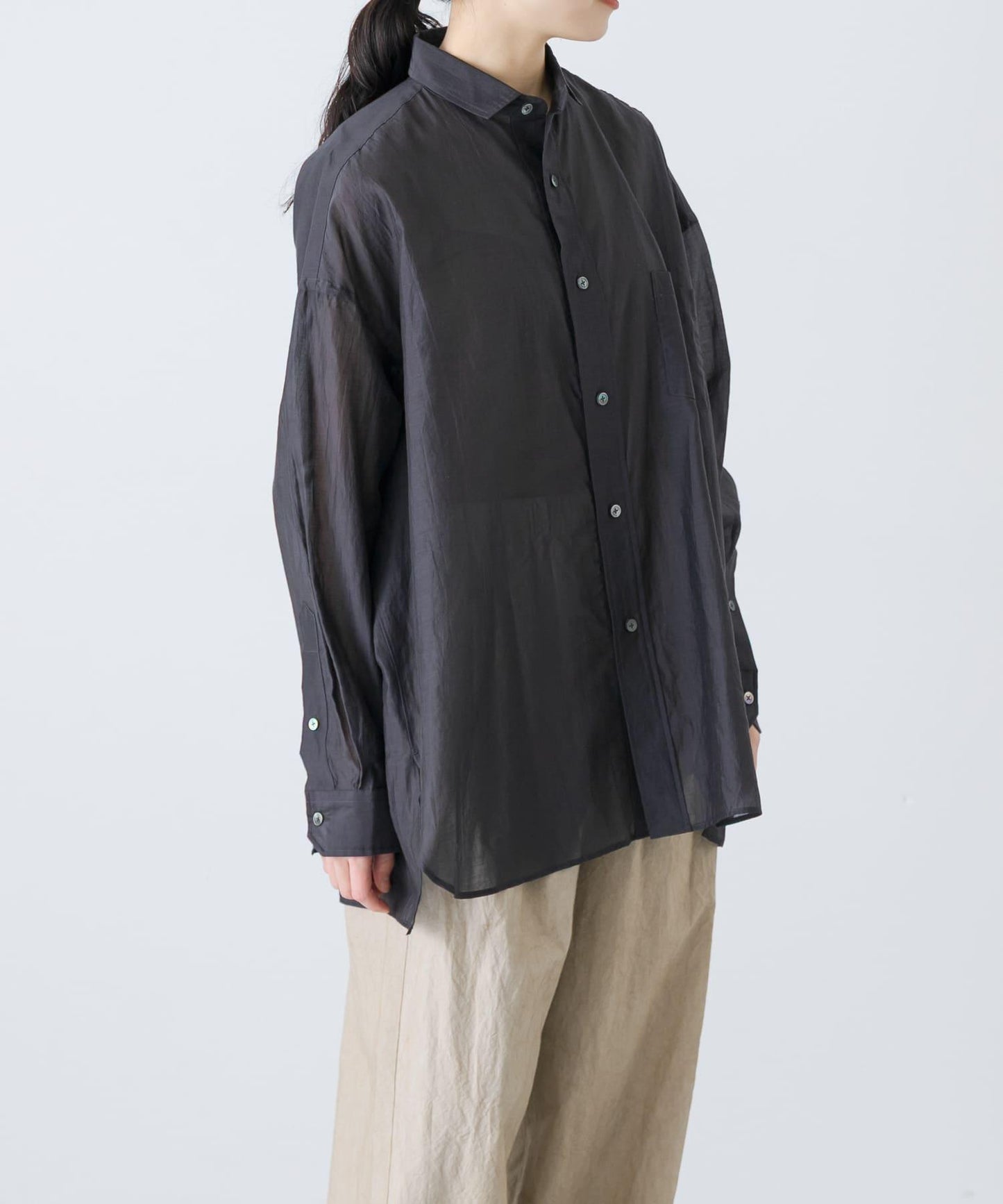 TICCA 棉絲方形寬鬆襯衫 UNI款