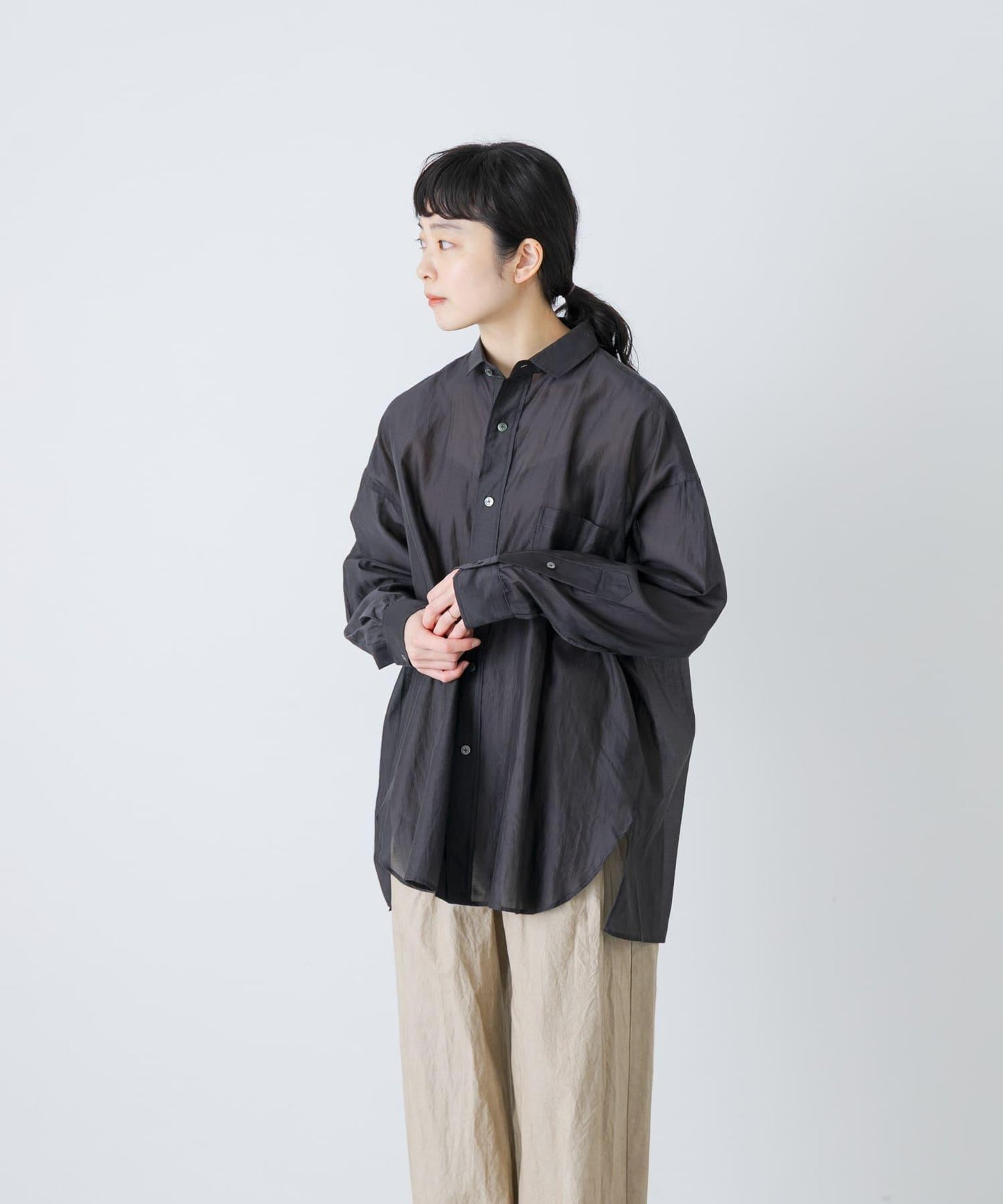 TICCA 棉絲方形寬鬆襯衫 UNI款