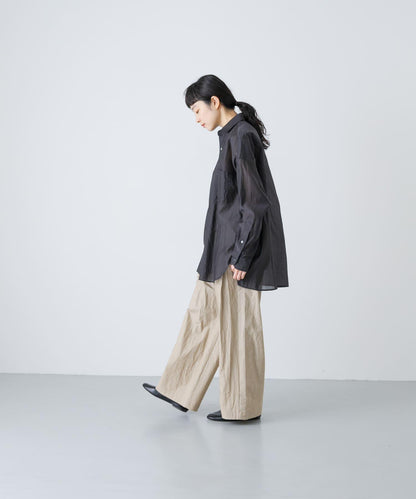 TICCA 棉絲方形寬鬆襯衫 UNI款