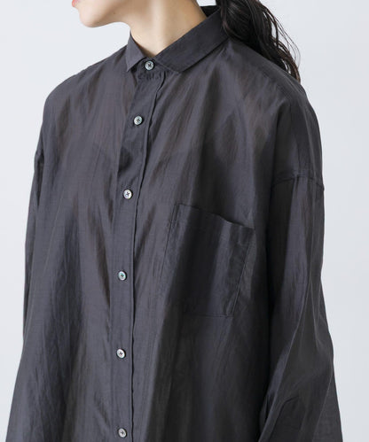 TICCA 棉絲方形寬鬆襯衫 UNI款