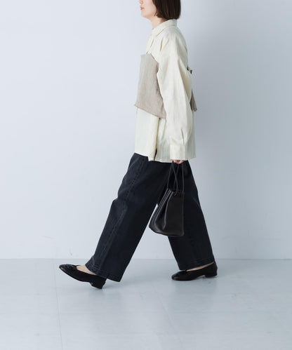 半溼紡亞麻 吊帶上衣