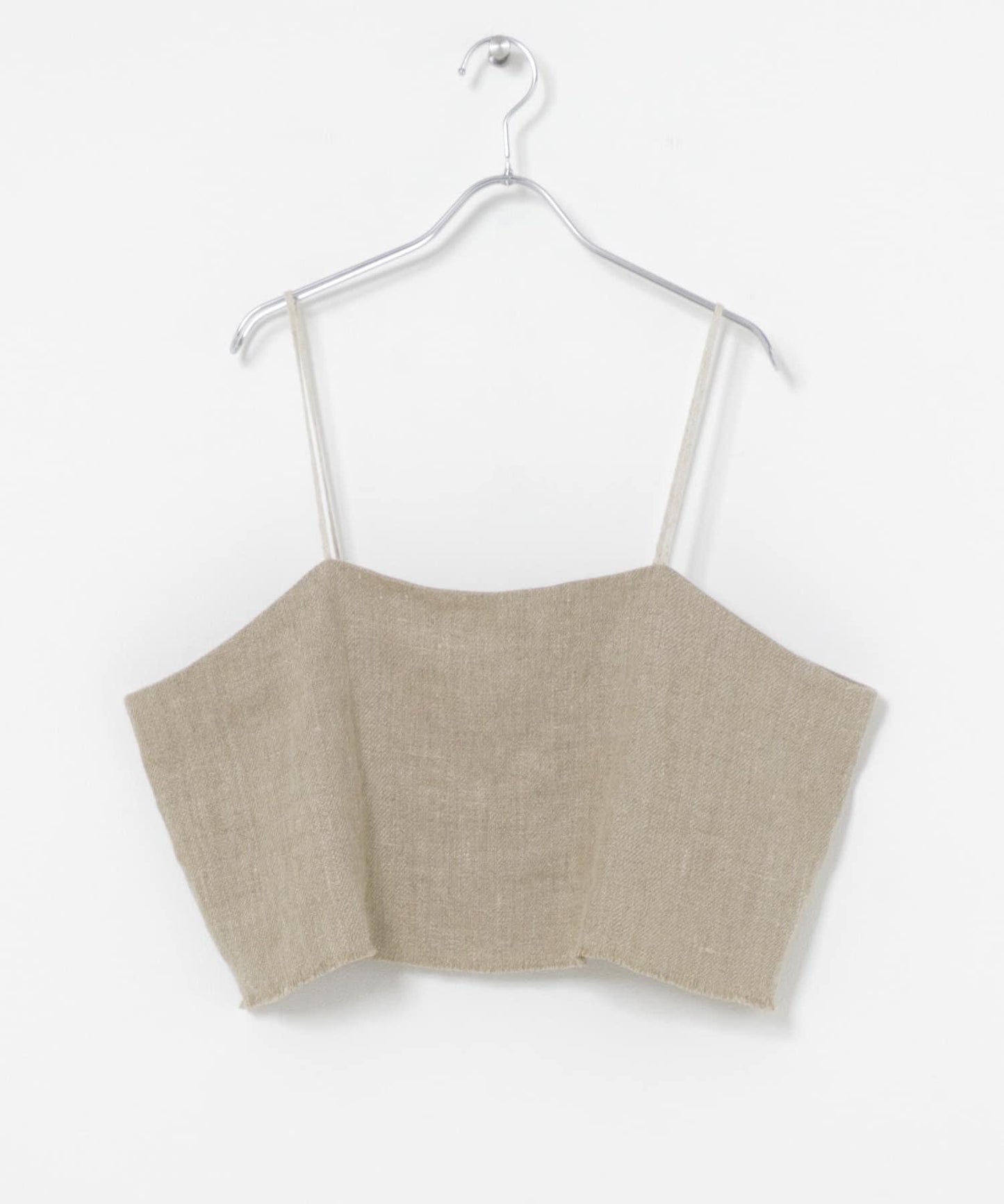 半溼紡亞麻 吊帶上衣