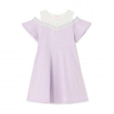 徽標條紋設計 休閒風 連衣裙