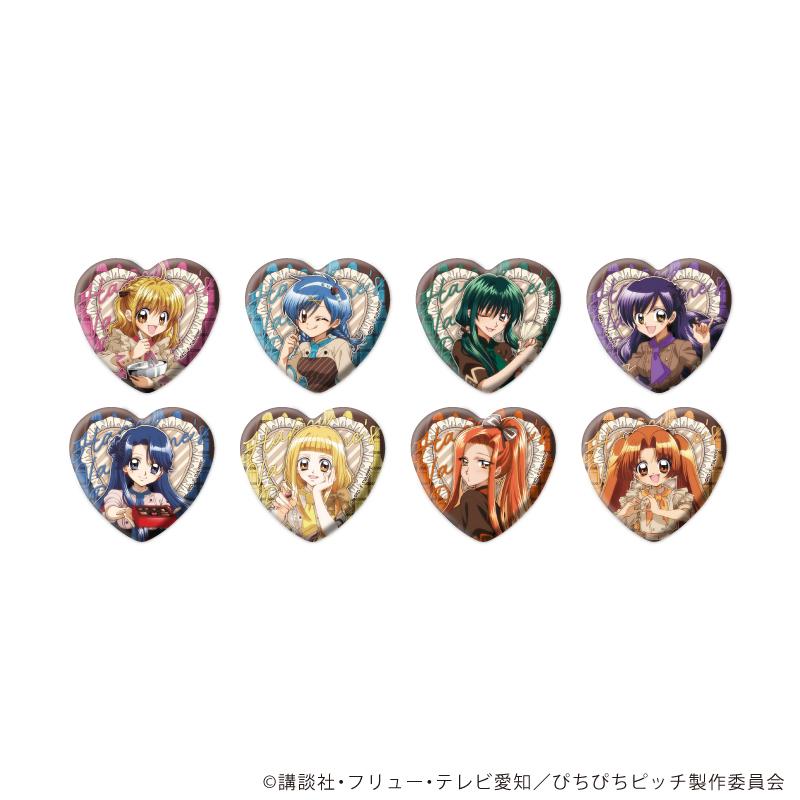 マーメイドメロディー（人魚的旋律） 情人節款 全套 心形徽章 01款（8個裝）