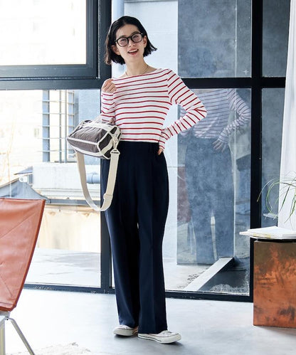 船領條紋棉莫代爾長袖T恤