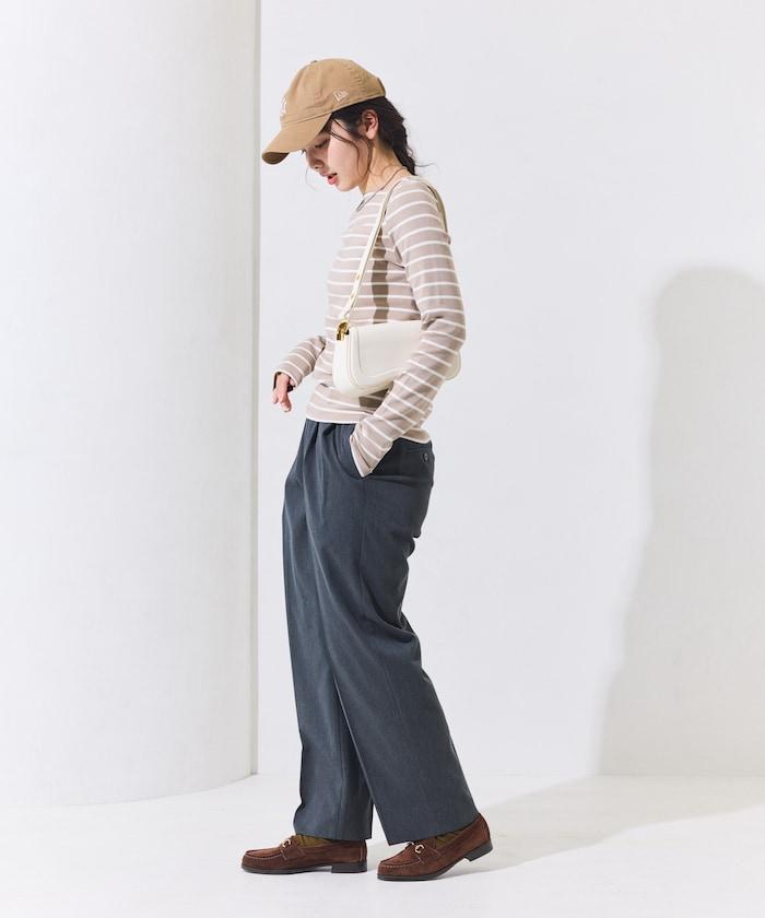 船領條紋棉莫代爾長袖T恤