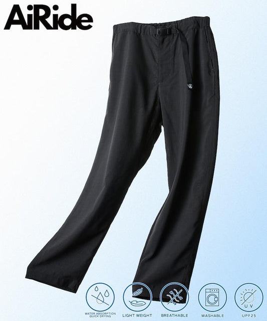 AiRide/エアライド 寬鬆廓形 可收納攀巖設計 吸水速幹防紫外線 褲子
