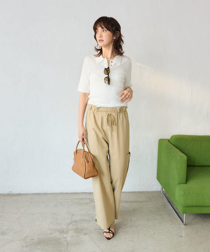 通勤休閒皆宜 清涼觸感 針織POLO衫