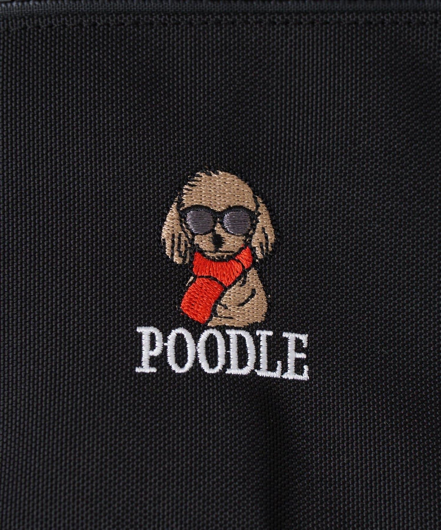 DOG 刺繡Logo翻蓋單肩包